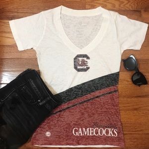 V-Neck Carolina Gamecocks T-shirt